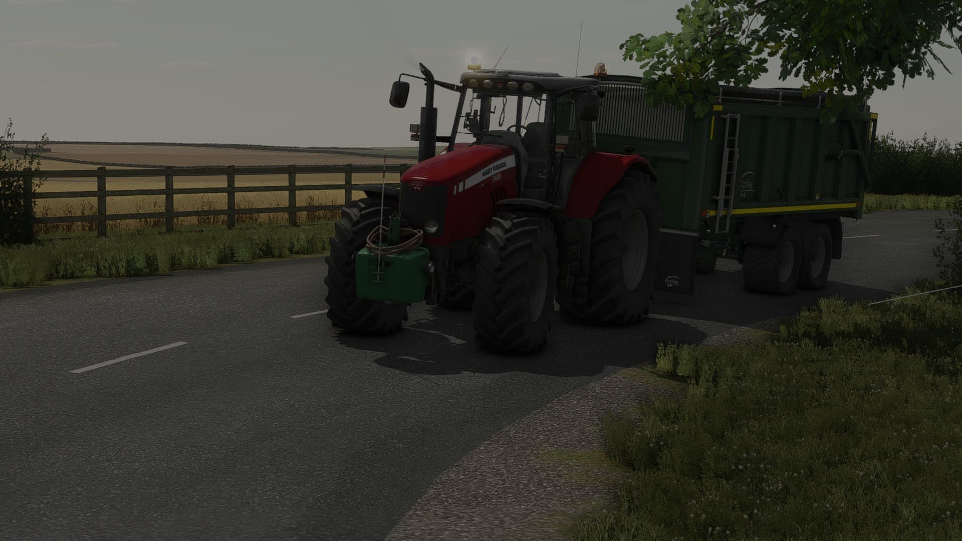 Selling grain with the Massey